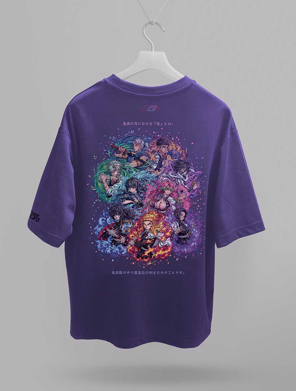 Hashira T-shirt (Purple) *CHIILL TOUCH* 🌟PREORDER🌟