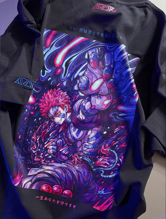 Akaza T-shirt (Black) *CHIILL TOUCH*