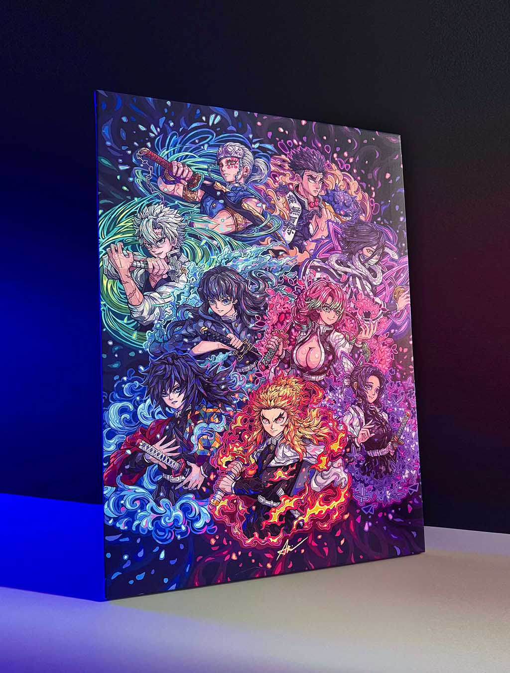 Demon Slayer Hashira Canvas Art 🌟PREORDER🌟