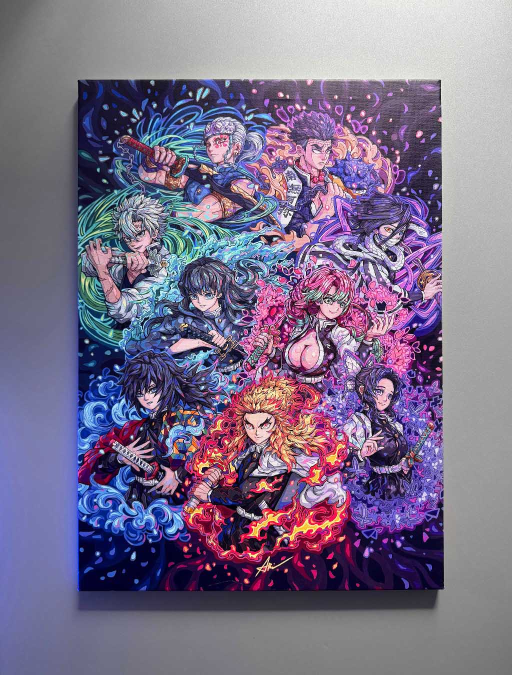 Demon Slayer Hashira Canvas Art 🌟PREORDER🌟
