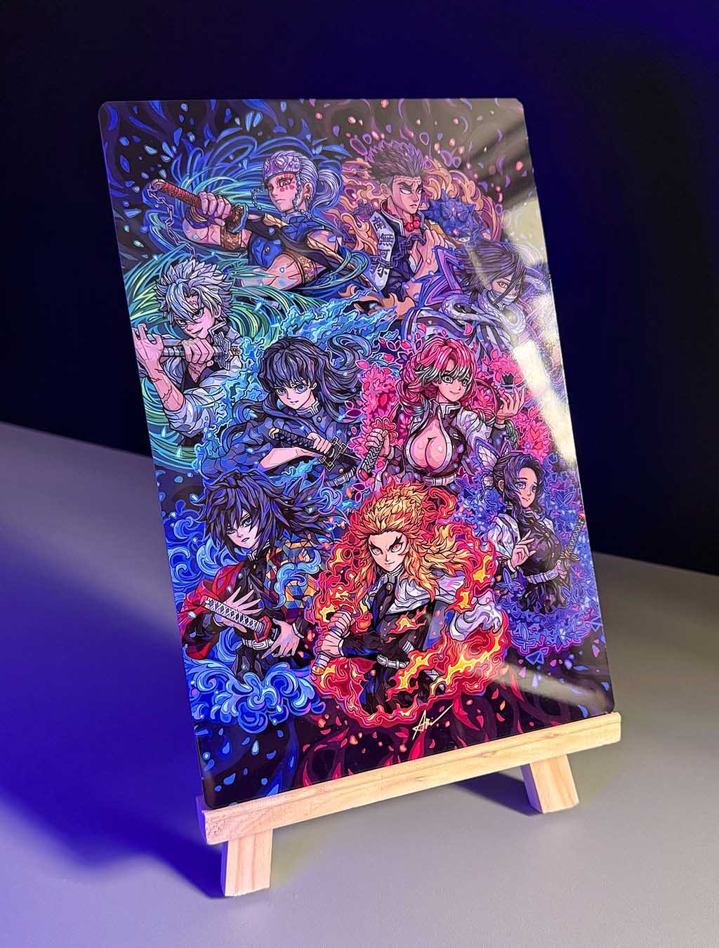Demon Slayer Hashira Metal Poster Print