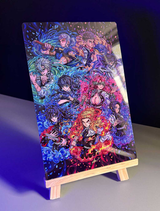 Demon Slayer Hashira Metal Poster Print 🌟PREORDER🌟