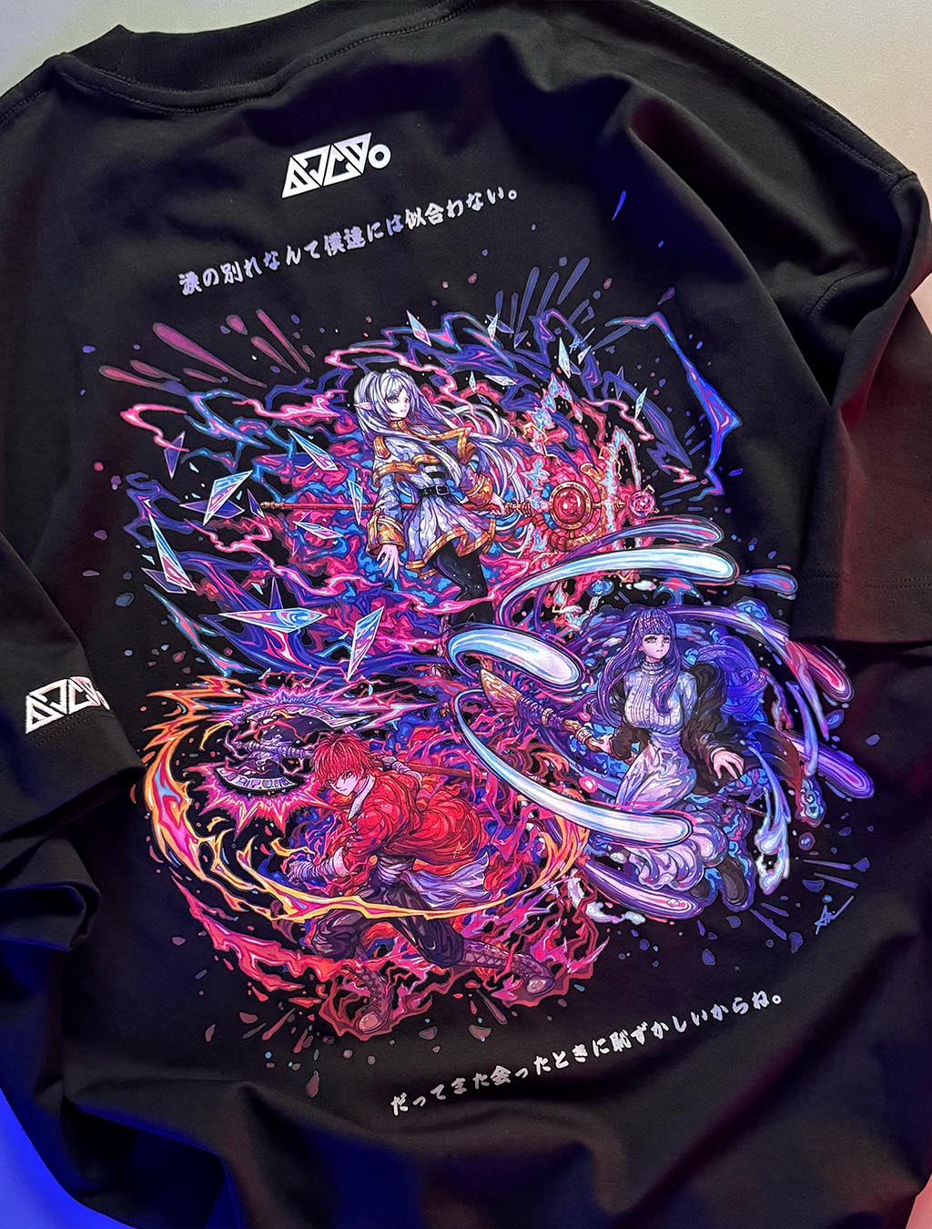 Frieren T-shirt (Black) *CHIILL TOUCH*