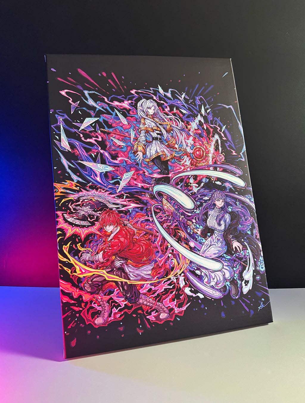 Frieren Party Canvas Art (Giclée print)