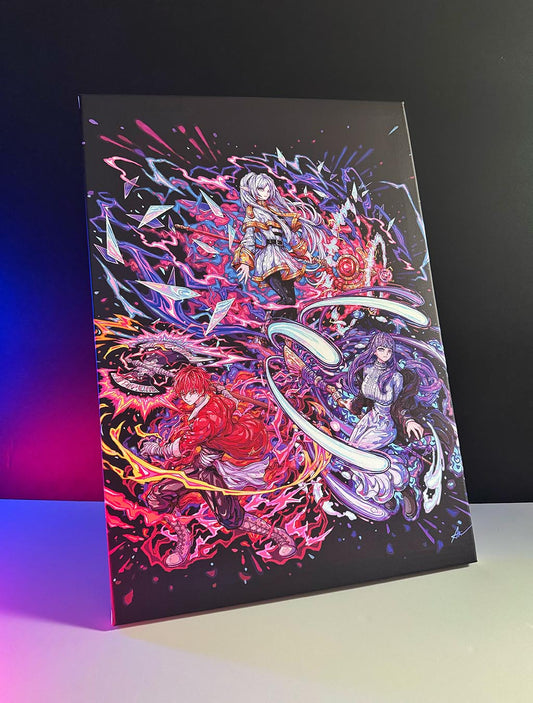Frieren Party Canvas Art (Giclée print)