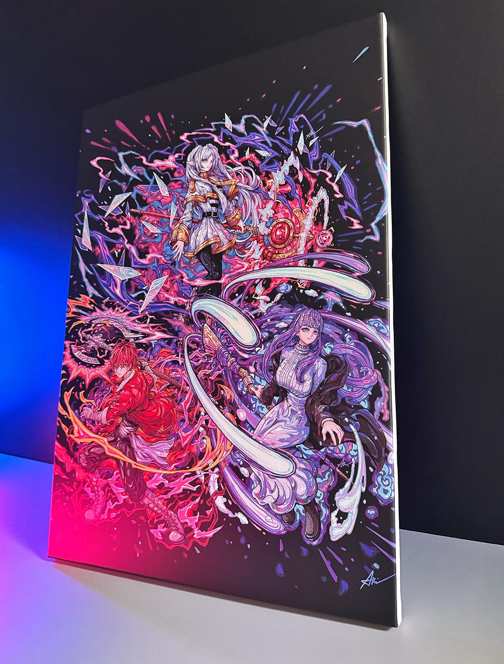 Frieren Party Canvas Art (Giclée print)