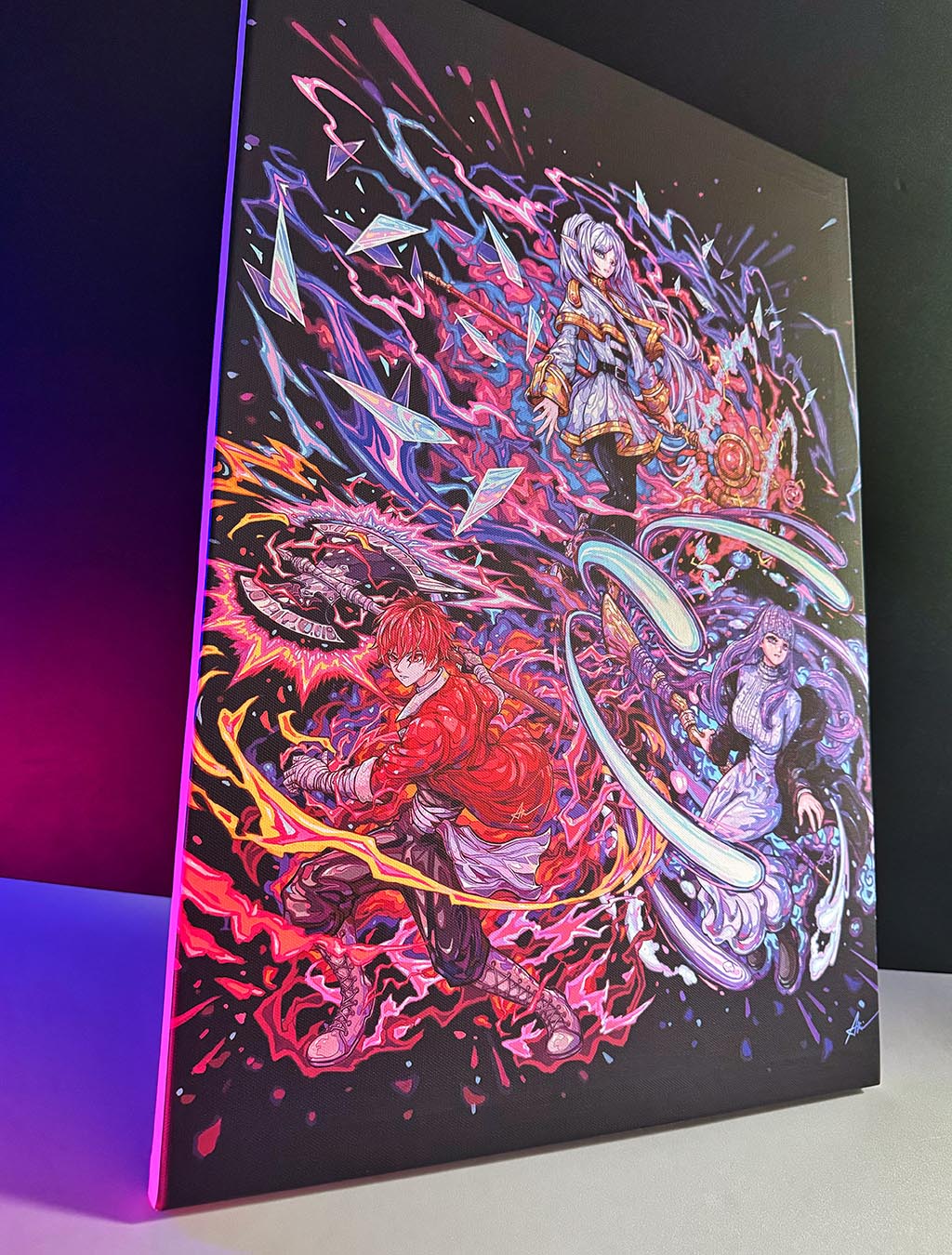 Frieren Party Canvas Art (Giclée print)
