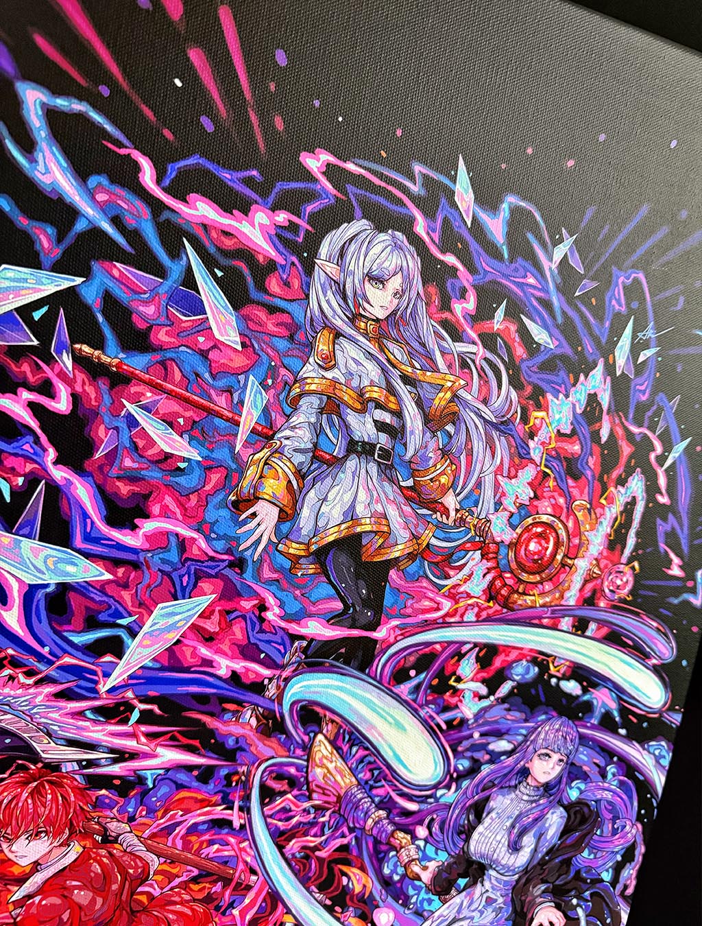 Frieren Party Canvas Art (Giclée print)