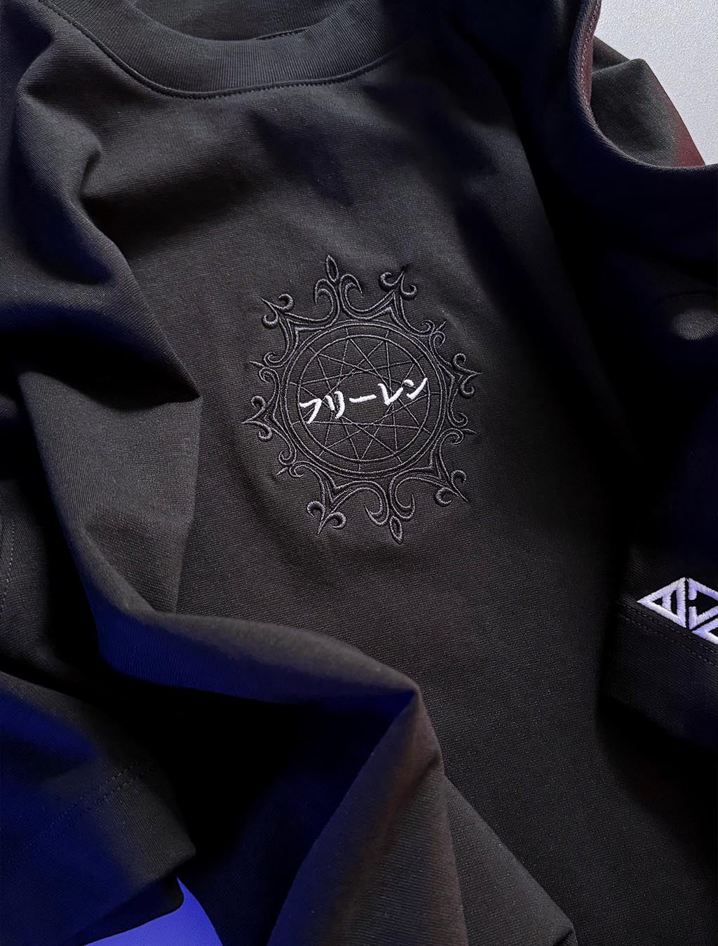 Frieren T-shirt (Black) *CHIILL TOUCH*