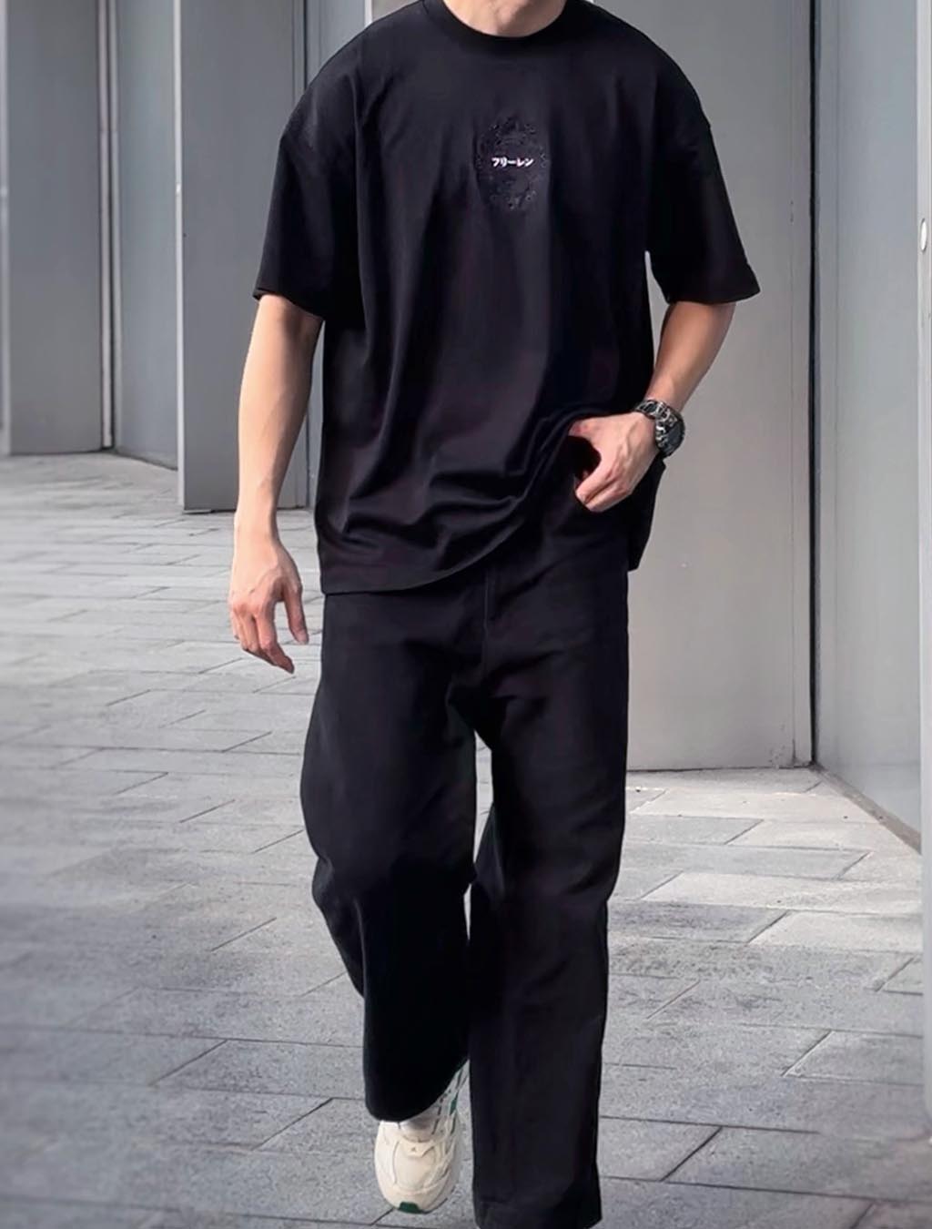 Frieren T-shirt (Black) *CHIILL TOUCH*