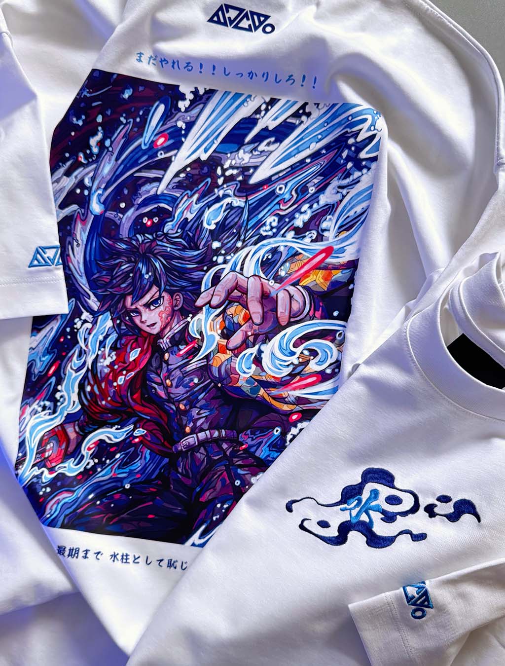 Giyu T-shirt (⚡️White⚡️) *CHIILL TOUCH*