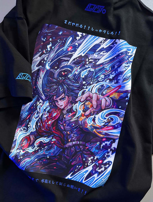 Giyu T-shirt (Black) *CHIILL TOUCH*