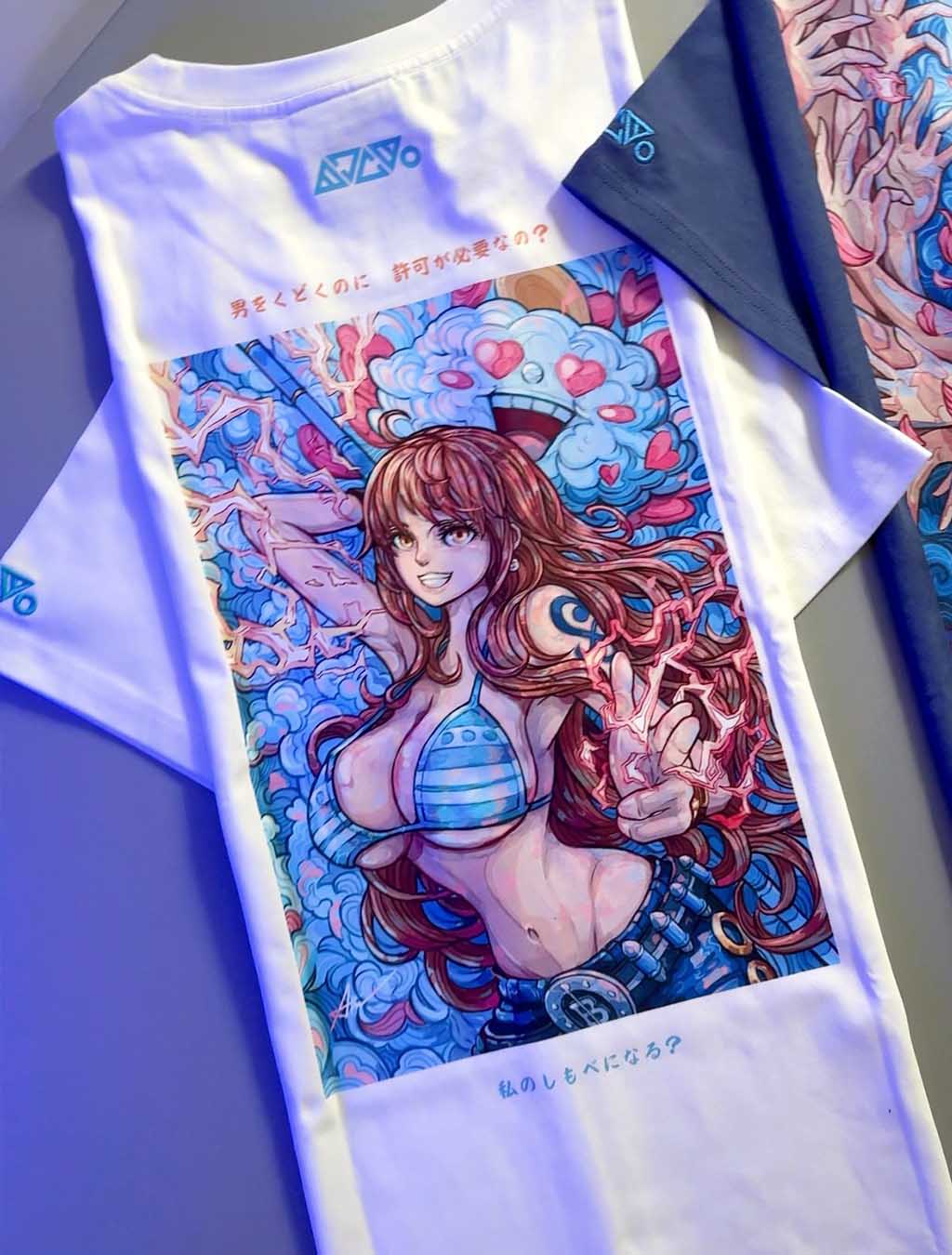 Nami T-shirt (White) *NEW SIZING*