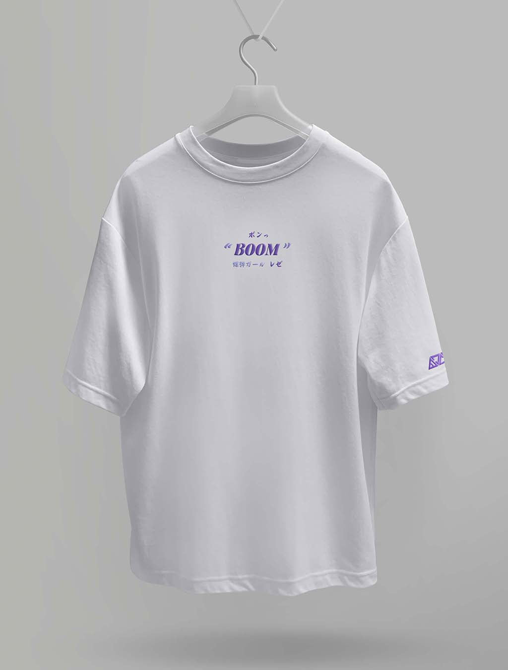 Reze T-shirt (⚡️White⚡️) *CHIILL TOUCH* 🌟PREORDER🌟